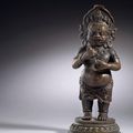 A bronze figure of Mahakala, Sino-Tibetan, Ming Dynasty (1368-1644)