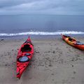 Kayak sous la pluie, Firth of Forth 
