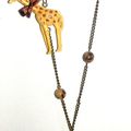 Sautoir girafe african spirit. 