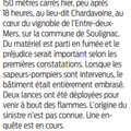 Incendie de bâtiment agricole