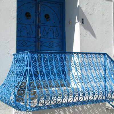 Sidi Bou Saïd en blanc-bleu