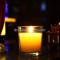 Blinking Glass Cup candle light