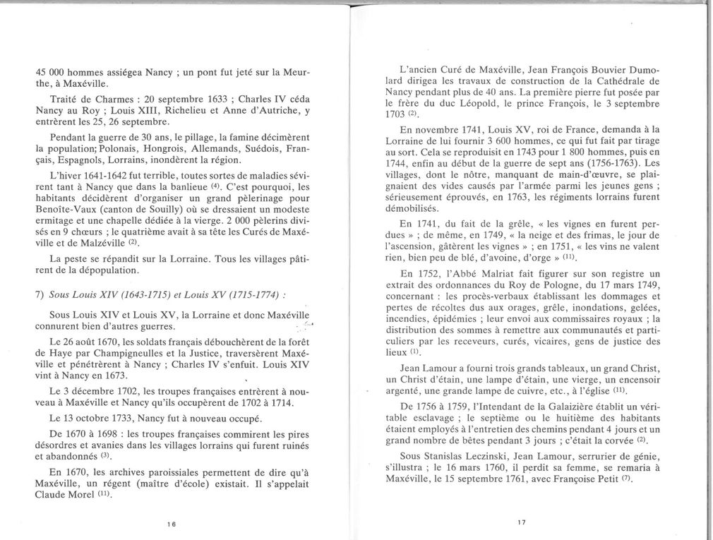 Histoire de Maxéville par André Vautrin 