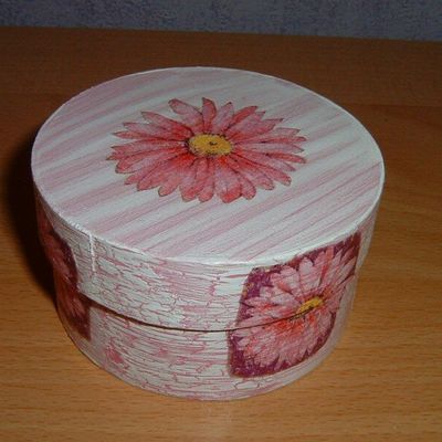 boite rose paquerette