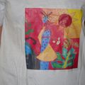 Tee shirt pour femme "poussières d'Afrique"