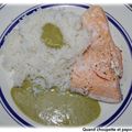 PAVE DE SAUMON SAUCE OSEILLE