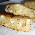 Cake au jambon et mozzarella 