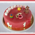 Gâteau jeux d'enfants