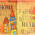art journal: home sweet home...