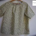 Nouvelle version de la blouse A à fleurs