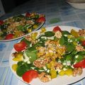 salade aux noix (repas light complet)