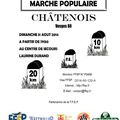 Marches Populaires FFSP Vosges - Dimanche 31 août 2014