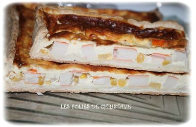 Quiche surimi maïs