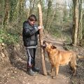 Mon chien et son gros bâton