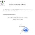 Information Mairie - Réunion publique mardi 9 mai 2023 à 20h30 - débat autour de la vente de pharmacie