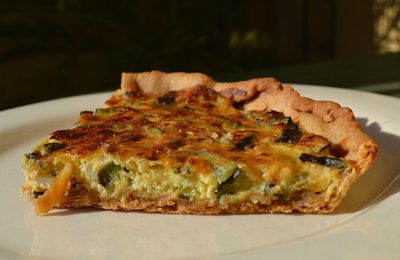 Tarte courgettes jambon et petit Billy