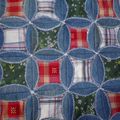 🎀 Couture : set de table en jean (circle blue jean quilt)