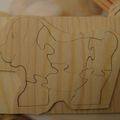 Puzzle en bois chien