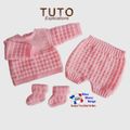 TUTO tricot bébé, Patron FACILE layette bb à tricoter PDF