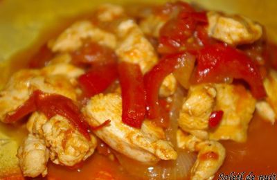 Poulet basquaise