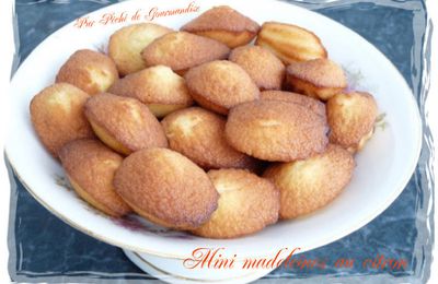 Mini-madeleines au citron