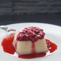 PANNA COTTA Soja Fleur d'Oranger et Framboises