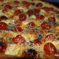 tarte aux sardines et tomates cerises