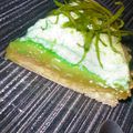 Tarte au citron vert meringué