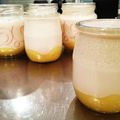 Yaourts de soja au lemon curd