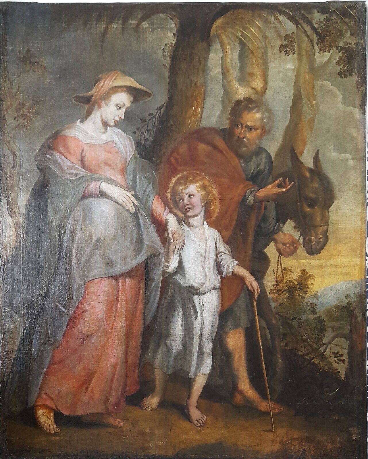 La Fuite en Egypt après restauration