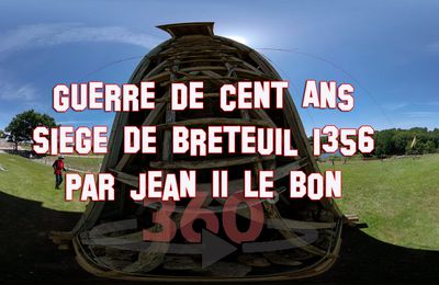 Guerre De Cent Ans - Siege de Breteuil 1356 par Jean II Le Bon - Beffroi 