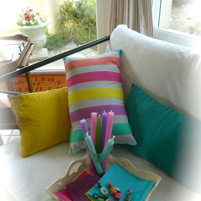 La couleur est entrée dans la maison