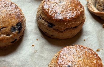 Scones aux myrtilles
