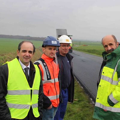 Travaux sur la route départementale 26 entre Nogent-le-Roi et la Vallée du Saule