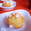 Petits choux à la crème de speculoos