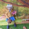 La petite Louise en automne