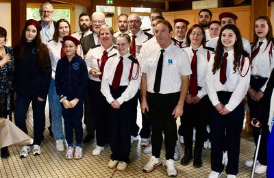 QUATRE DISTINCTIONS POUR LES MUSICIENS DE LA BATTERIE-FANFARE JEUNE FRANCE.