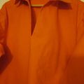 Une vareuse ABEL en toile de coton orange pour LUI...