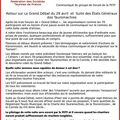 communiqué de la FSTF sur le Grand débat du 29 avril et ses suites