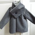 Patron: Manteau à capuche des "IPKID" Taille du