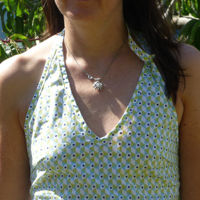 une tunique qui devient robe.