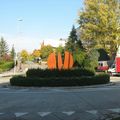 Rond-point à Ebikon (Suisse)