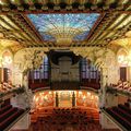 Mon top 10 architecture art nouveau: N°4: le Palau de la Musica (Barcelone, Espagne)