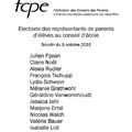 Bulletin de vote FCPE