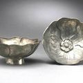 A Pair of silver foliate cups, Song Dynasty (960-1127)