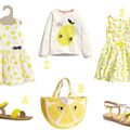 Look fille : un zeste de citron