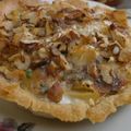 TARTELETTE POMME CAMEMBERT NOIX