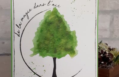 Une carte avec un arbre