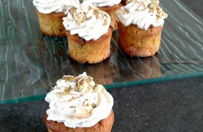 Cupcakes à la carotte et sirop d'érable