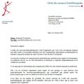 Courrier à M. le Pr Debré